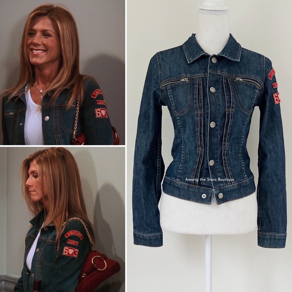 Jackets & Blazers - Super Rare Y2K Vintage Juicy Couture Denim Jacket ASO Rachel Green in Friends